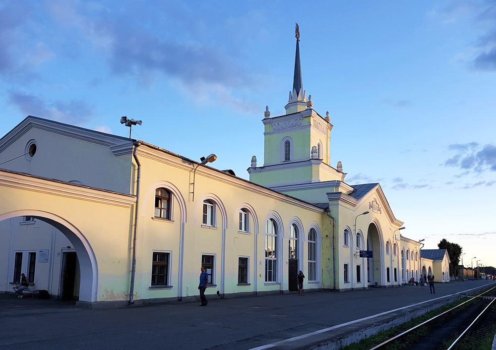 Вокзал во пскове