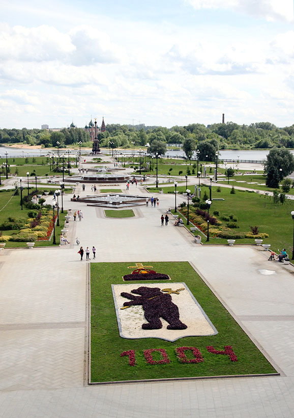 Парк стрелка ярославль карта